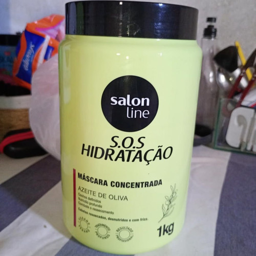 Salon Line, Máscara Capilar, SOS Hidratação, Azeite de Oliva, Vegana Cabelos Cacheados e Crespos, 1 .jpg