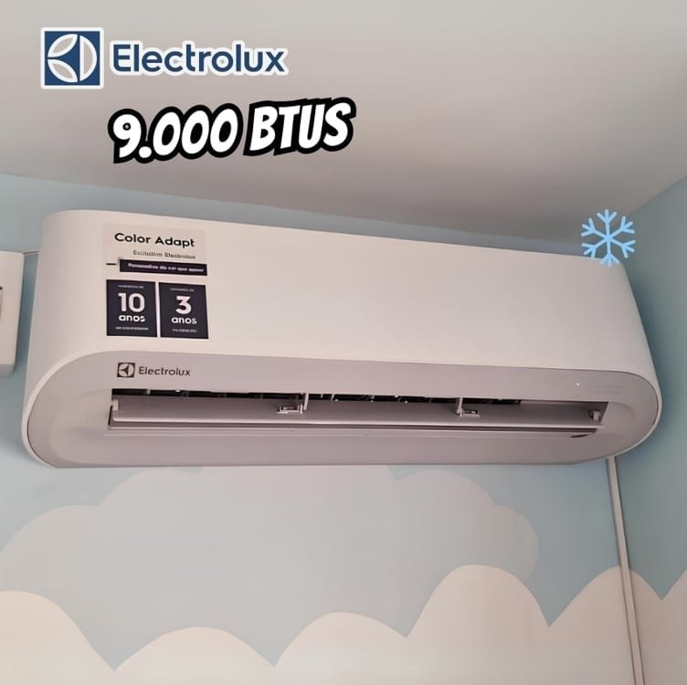 Ar Condicionado Split Hi Wall On/off R-32 Electrolux Color Adapt 9000 Btus Frio