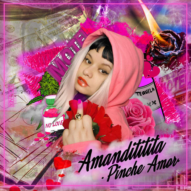 Portada del álbum 'Pinche amor' de Amandititita