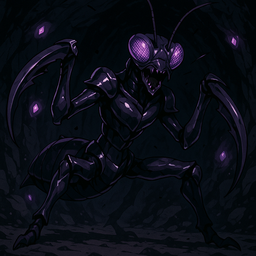 20250524 1417 Glistening Mantis Creature simple compose 01jw1vjktdfwbbfc8ksqr4kx7p.png