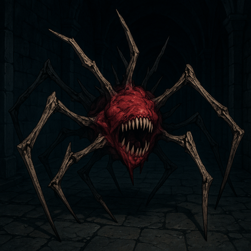 20250527 2312 Grotesque Bone Monster simple compose 01jwahd7aved99vxjcdtsajh1b.png