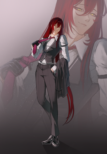 Jun, Human Mode, With Dark Self Background.png