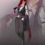 Jun, Human Mode, With Dark Self Background