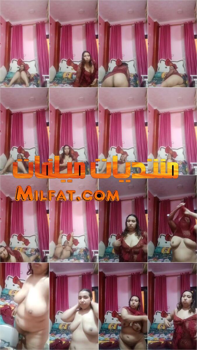 لبوة بجسم فاجر بكاش مايو أحمر بطة من البطاطا بتقلع وتمتع عشيقها بجسمها الأبيض الفاجر وكسها النضيف وتفشخ نفسها وتضرب 7.5 حكاية