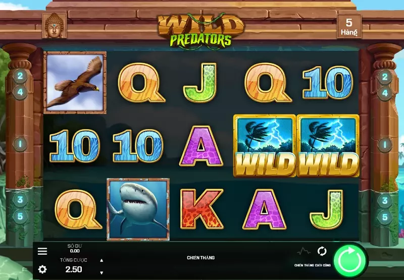 Vwin Slot Games giới thiệu Wild Predators - Trò chơi MG