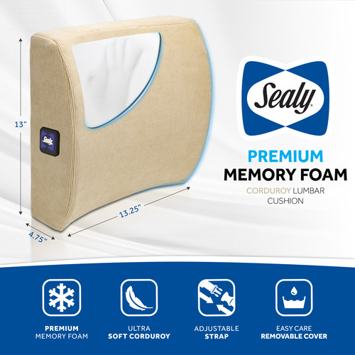 SL11149 Corduroy Memory Foam Lumbar Cushion (Sand) AMZ 5.jpg