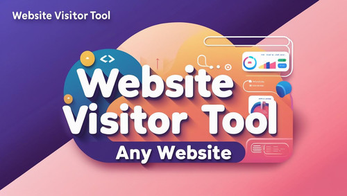 Create Text & Design based Thumbnail for this title Website Visitor Tool any website .jpg