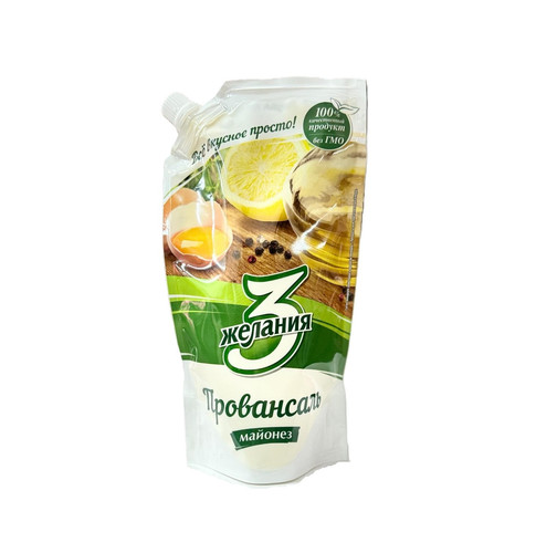 4870245721277 МАЙОНЕЗ 3 ЖЕЛАНИЯ ПРОВАНСАЛЬ 50,5% 380 Г ДПАК..jpg