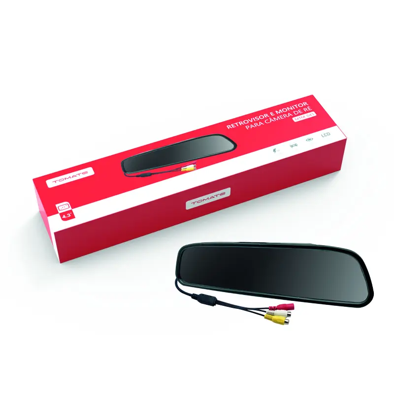Retrovisor e Monitor de Câmera de Ré