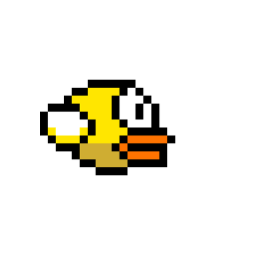 Flappy Bird Pixel Art Transparent Image.png