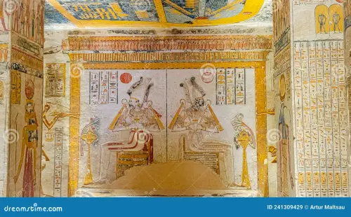 luxor egypt november corridor ancient egyptian inscriptions tomb valley king kv 241309429.webp
