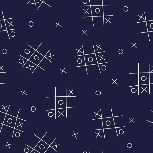 tic tac toe seamless background on dark blue illustration vector.jpg