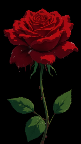 Jagdish Gouthariya A hyper realistic close up of a single red rose wi d8c78072 cb08 4952 bfcb d37b5b.png