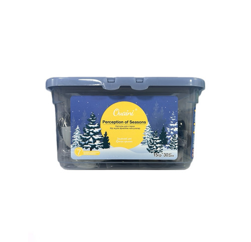 6970625061806 КАПСУЛЫ ДСТИРКИ OUAINI ЗИМНИЙ ЛЕС 30ШТ.jpg