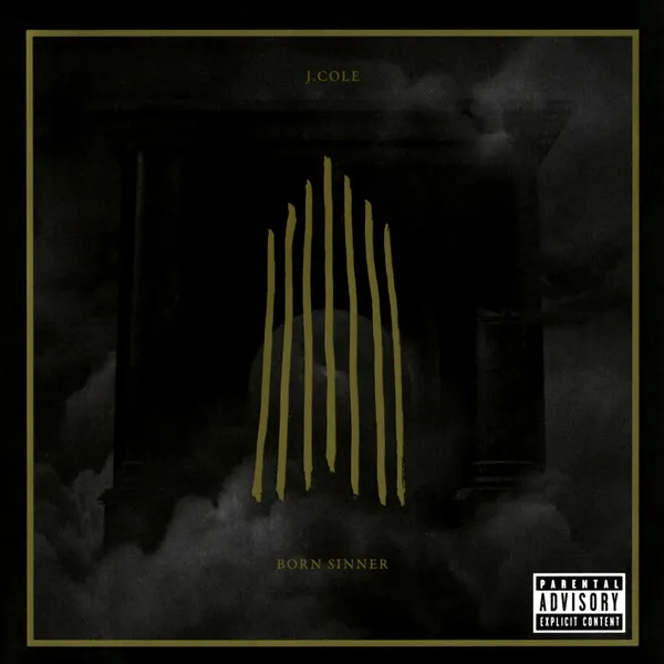 Portada del álbum 'Born Sinner' de J. Cole