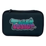 7 Case Estojo P kits Tonabê Preto com Estampa 15 x 9 M e G