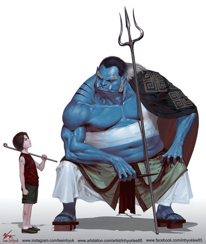  portgas d ace and jinbe one piece drawn by in hyuk lee sample 85a9254823e4093794a32188532d47e5.jpg
