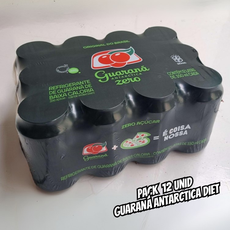 Guaraná Antarctica Diet Lata 12 Unidades De 350Ml