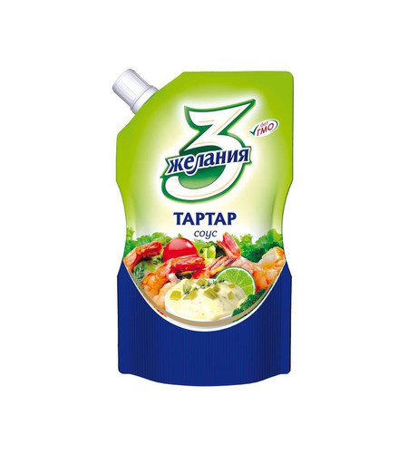 4870035001213 Соус 3 Желания Тартар 250 Г ДПак. .jpg