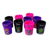 1 Cinzeiro automotivo Silicone Tonabê Cores Unidade