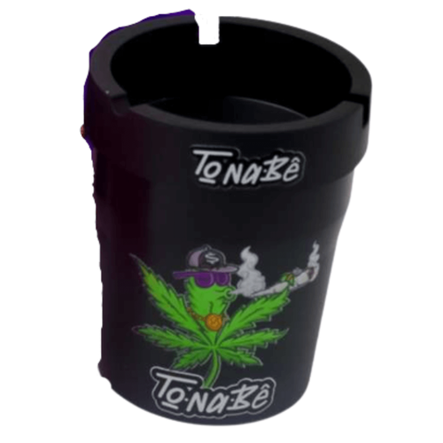 9 Cinzeiro automotivo Silicone Tonabê Cores Unidade