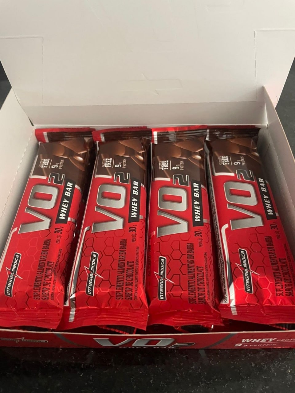 Vo2 Protein Bar Chocolate – 12un