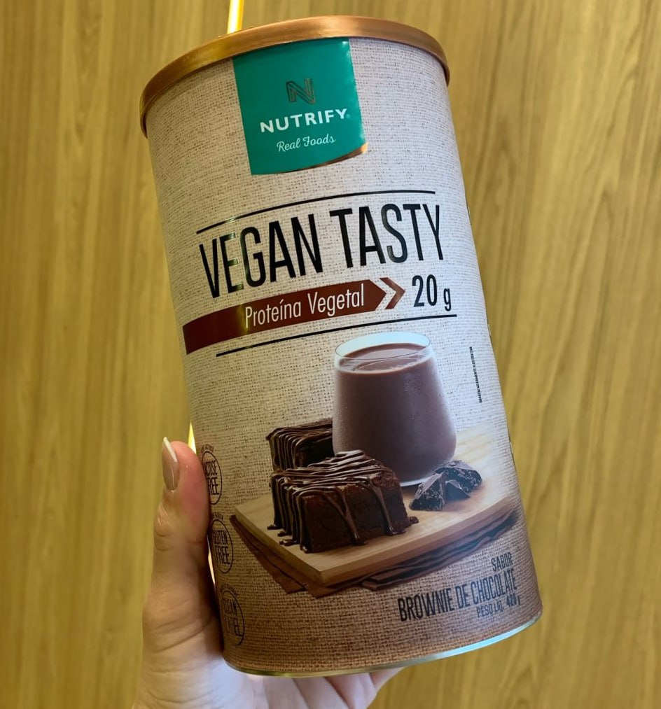 Proteína Vegan Tasty Brownie de Chocolate 420g Nutrify