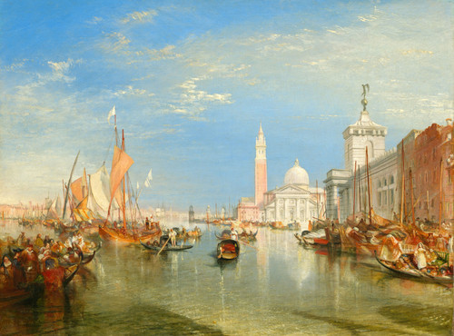 Venice The Dogana and San Giorgio Maggiore by Joseph Mallord William Turner, 1834, oil on canvas, vi.jpg