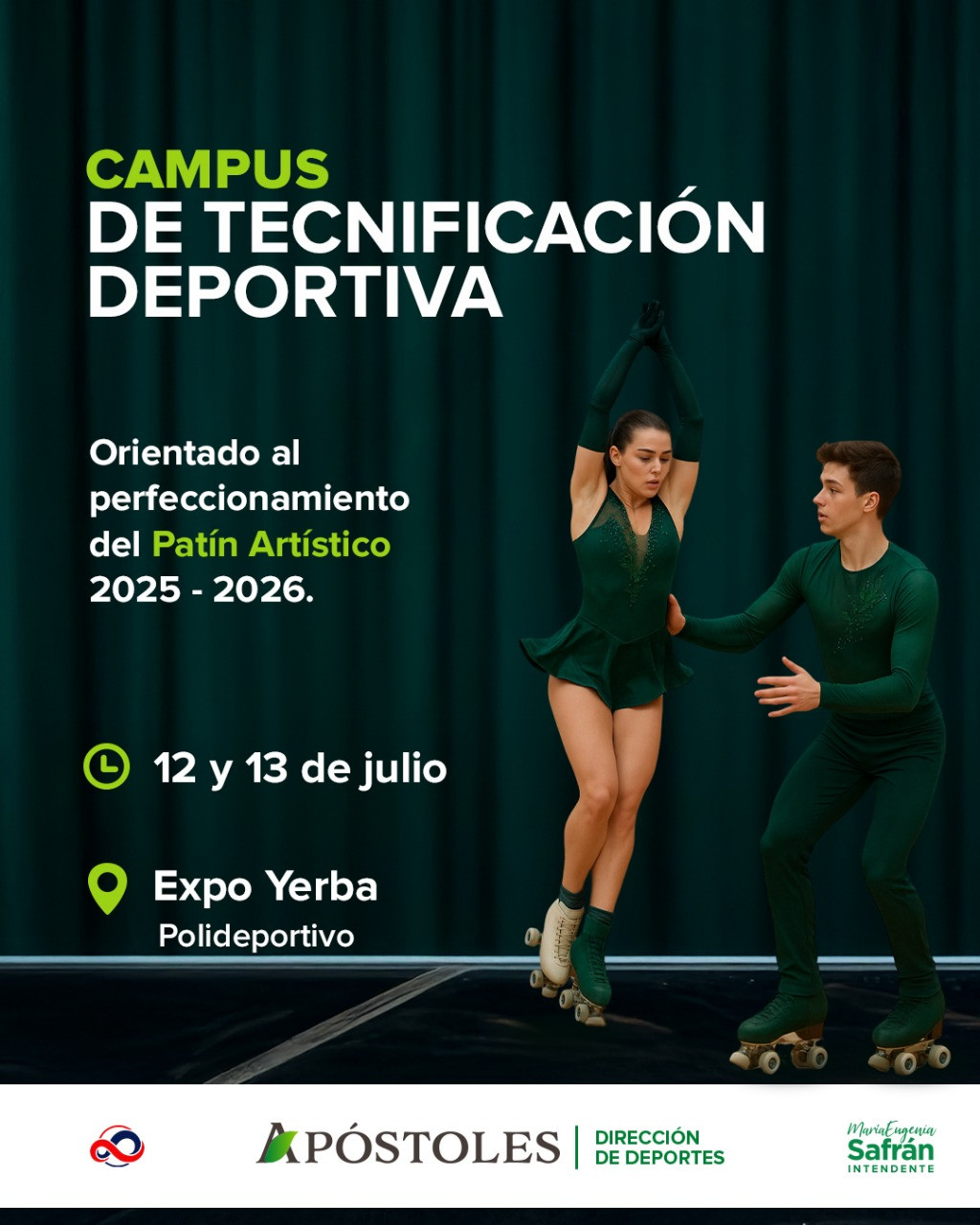 Campus de Tecnificación Deportiva de Patín Artístico en Apóstoles