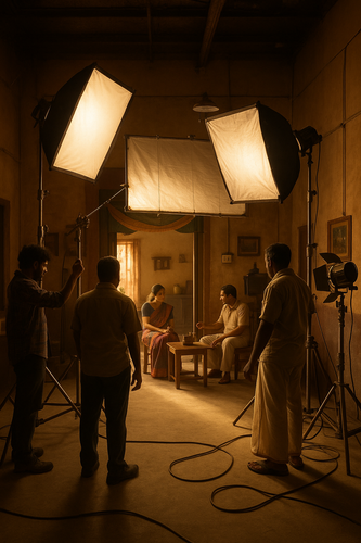20250711 1150 South Indian Film Set simple compose 01jzw23neve4nt4mttkdgrfn6f.png