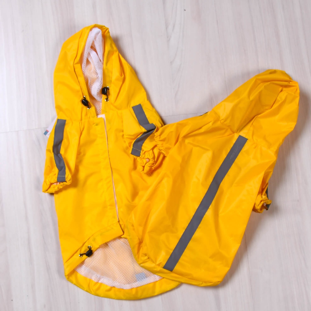 Chalesco 70511, Capa de Chuva Elegance para Cães, Amarelo
