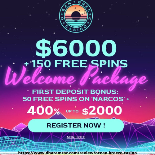 Ocean Breeze 150 Free Spins Review 2020 | Dharamraz.jpg