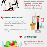 Healthy Heart Tips Infographic | Dr. New Med