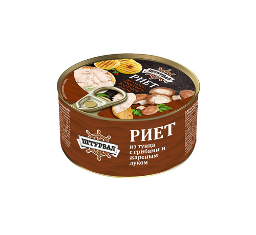 4607934966264 РИЕТ ИЗ ТУНЦА С ГРИБАМИ И ЖАРЕНЫМ ЛУКОМ 115 Г КЛЮЧ Ж.БАН..jpg