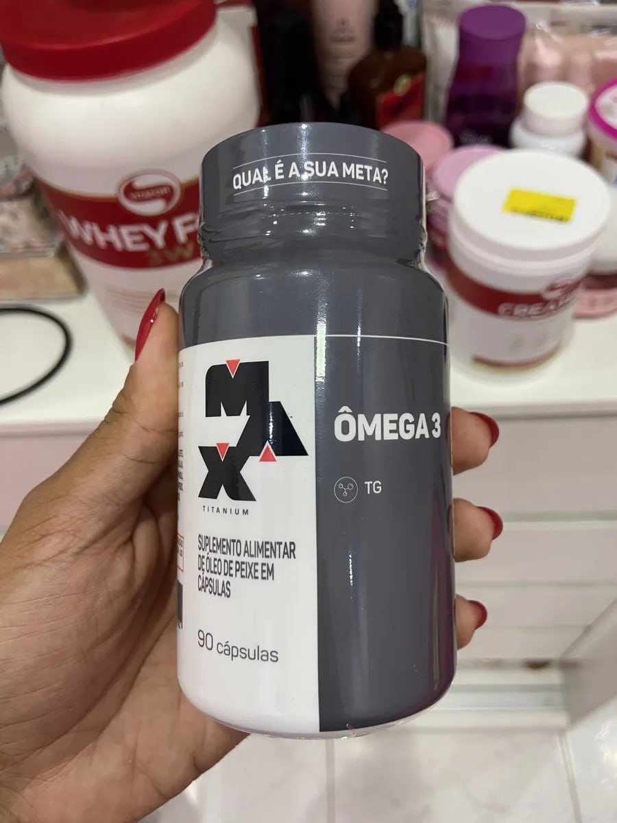 Ômega 3 90 Cápsulas Suplemento Academia Max Titanium