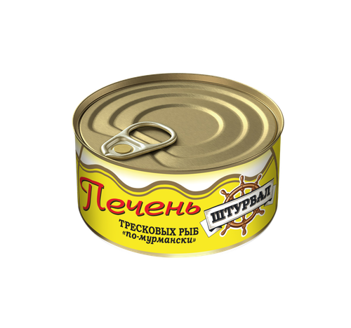 4607934966691 ПЕЧЕНЬ ТРЕСКОВЫХ РЫБ ПО МУРМАНСКИ №22 125Г КЛЮЧ Ж.БАН..png