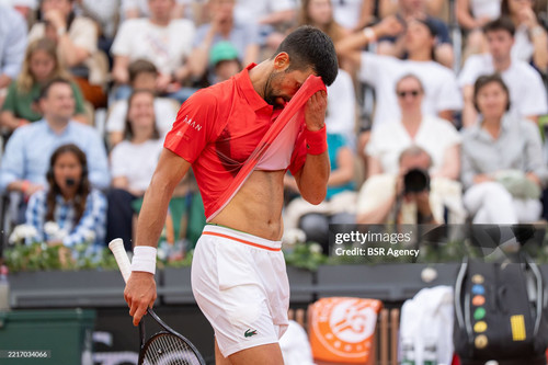 PARIS, FRANCE - MAY 29: Novak Djokovic of Serbia during Day Five of the 2025 French Open at Roland G.jpg