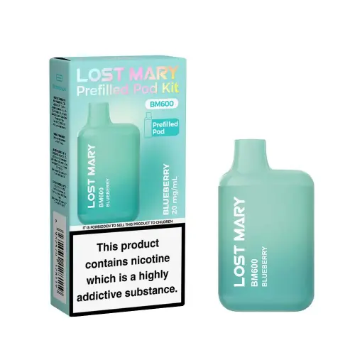 lost mary bm600 prefilled pod vape kit box of 10 mcr vape distro 568718.webp