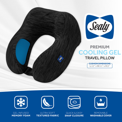 SL11189 Gel Infused Travel Neck Pillow (Black) AMZ 05.jpg