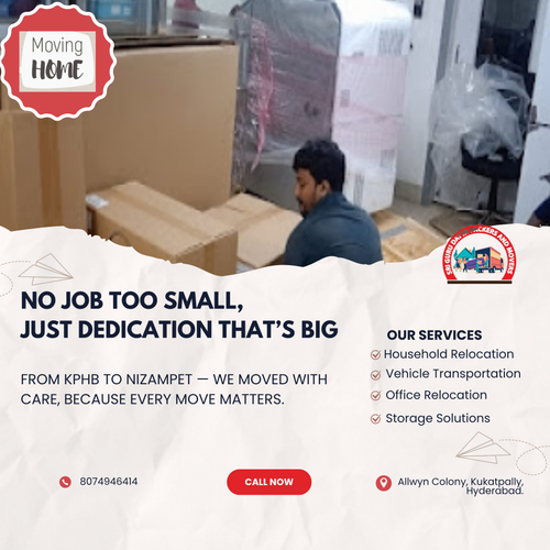 A simple luggage move from KPHB to a hostel in Nizampet