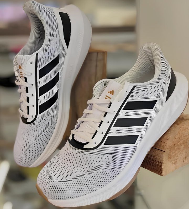 Tênis adidas Latin Run 2.0 Cinza Branco Preto Original
