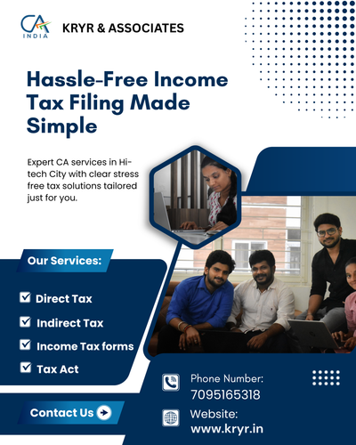 A client from Hi-tech City visited us today for help with their Income Tax Forms.