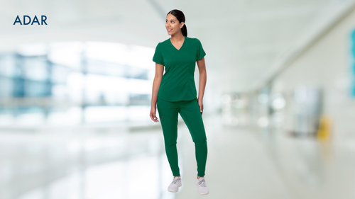 Women's Plus Scrub Set Adar Uniforms.png