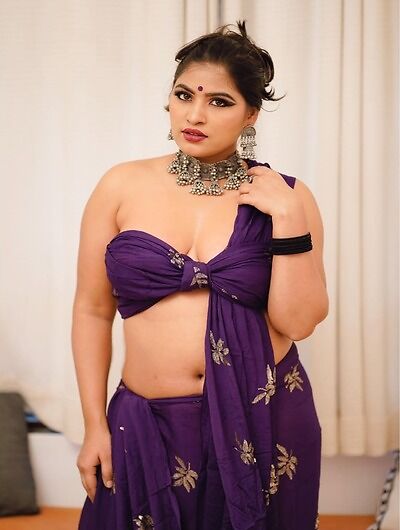 Anjali Gaud Purple Lehenga App Content Video