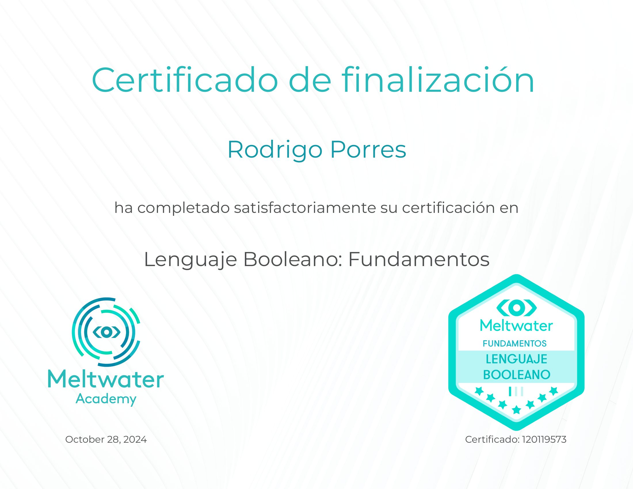 Certificado Adicional 4