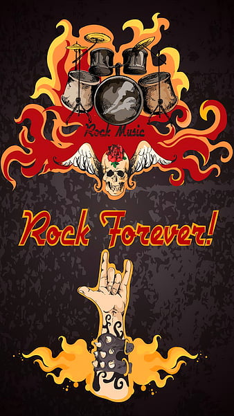 HD wallpaper rock forever abstract cool forever poster rock skullmusic vector thumbnail.jpg