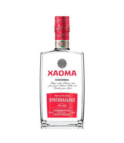 4870031006496 ВОДКА ХАОМА ОРИГИНАЛЬНАЯ БОРОВОЕ 40% 0,5 Л СТ БУТ.jpg