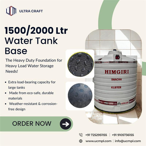 Eco Base Water Tank Stand by UCMPL: Strong, Sustainable, Built to Last
Give your water tank the perfect foundation with UCMPL’s Eco Base Water Tank Stand. Made from premium materials, it’s engineered to handle heavy loads without breaking a sweat — no rust, no corrosion, just solid, reliable support in any environment. Designed with durability and eco-friendly innovation at its core, this stand delivers peace of mind and performance that lasts for years. When you choose UCMPL, you’re investing in strength, quality, and sustainability all in one.
https://ucmpl.com/base-water-tank/
