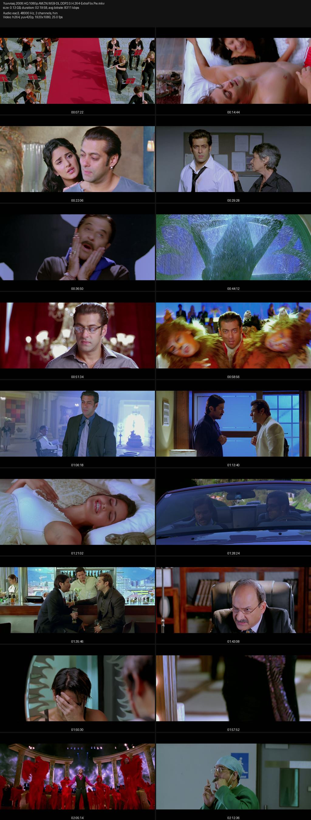 Yuvvraaj 2008 Screenshot