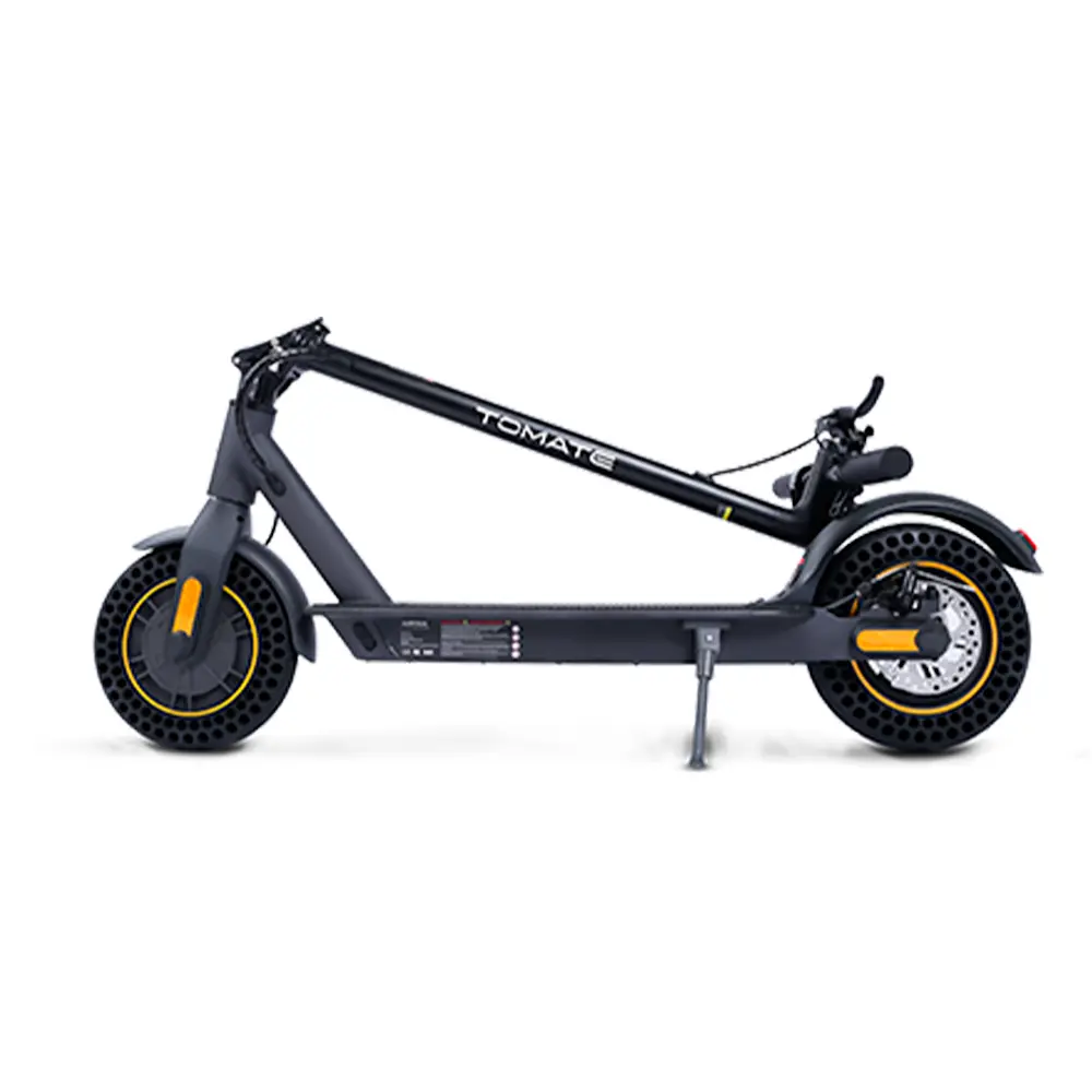 Patinete Elétrico Tomate Dobrável 25km/h Amarelo - miniatura 2